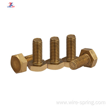 Copper Hex Bolt Screw Brass Hex Screw